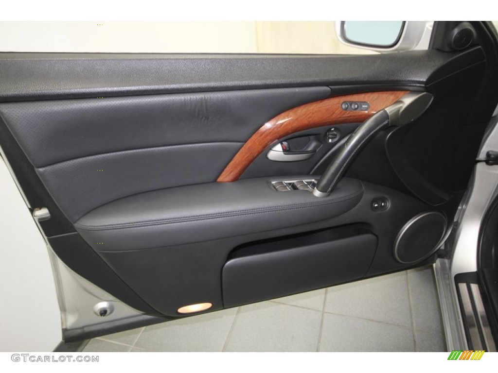 2005 Acura RL 3.5 AWD Sedan Ebony Door Panel Photo #75514951