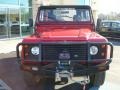 Portofino Red - Defender 90 Soft Top Photo No. 4