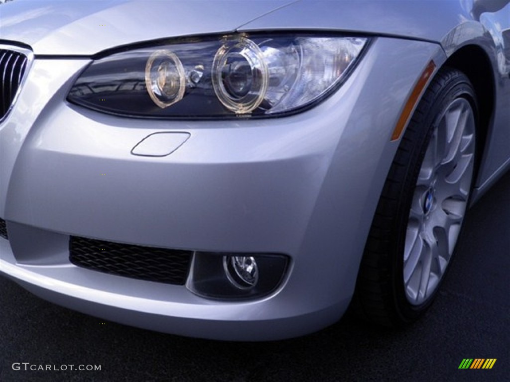 2009 3 Series 328i Coupe - Titanium Silver Metallic / Grey Dakota Leather photo #8