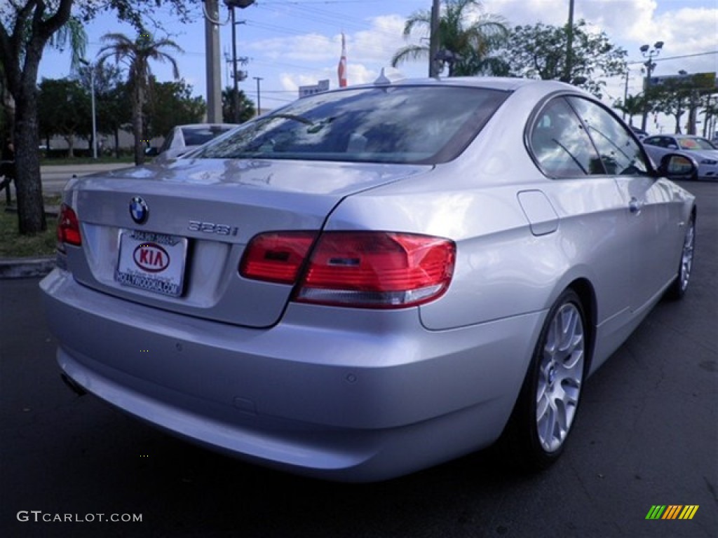 2009 3 Series 328i Coupe - Titanium Silver Metallic / Grey Dakota Leather photo #18