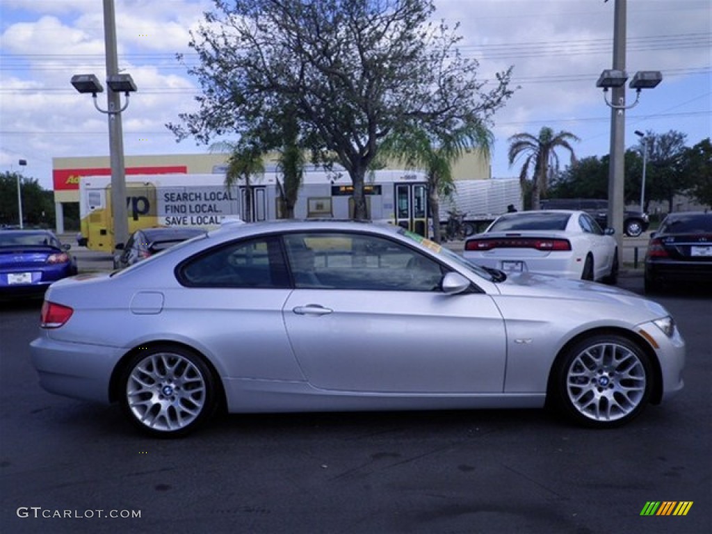 2009 3 Series 328i Coupe - Titanium Silver Metallic / Grey Dakota Leather photo #19