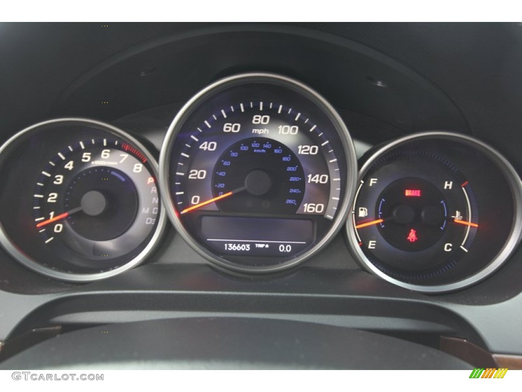 2005 Acura RL 3.5 AWD Sedan Gauges Photo #75515522