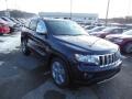 2013 True Blue Pearl Jeep Grand Cherokee Overland 4x4  photo #4