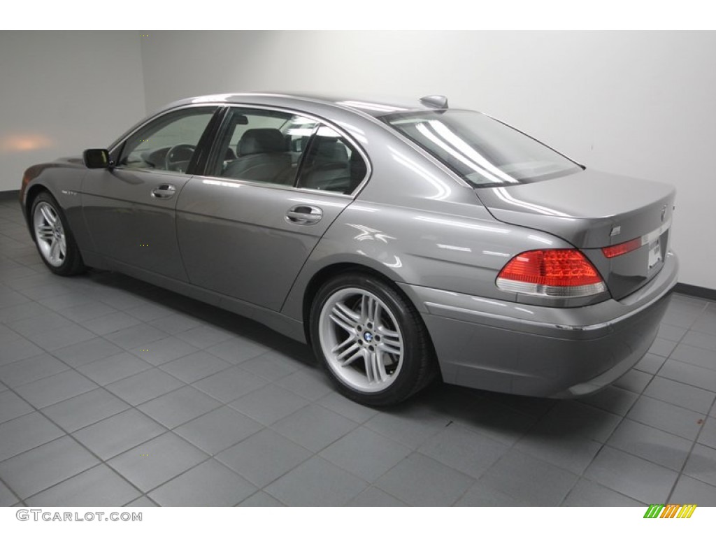 2003 7 Series 760Li Sedan - Sterling Grey Metallic / Basalt Grey/Flannel Grey photo #5