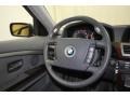 Basalt Grey/Flannel Grey 2003 BMW 7 Series 760Li Sedan Steering Wheel