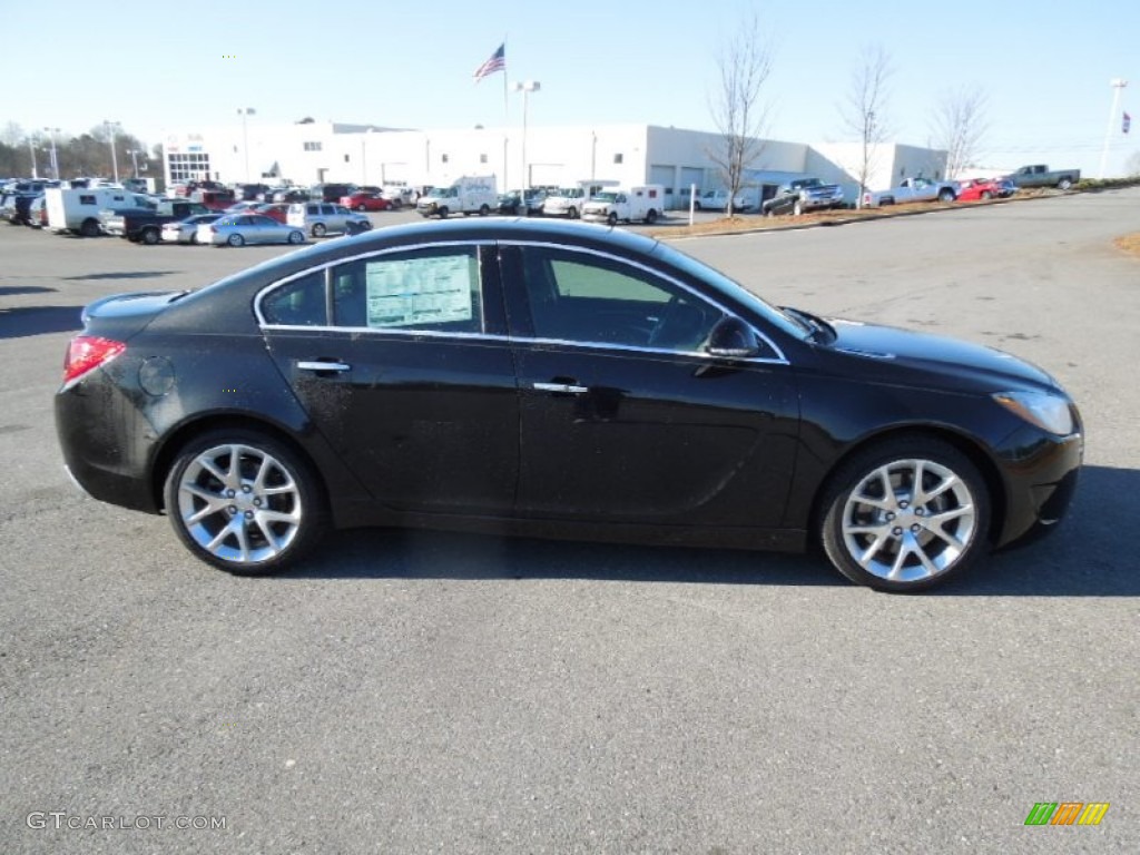 Black Diamond Tricoat 2013 Buick Regal GS Exterior Photo #75518090
