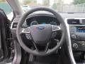 2013 Ford Fusion Earth Gray Interior Steering Wheel Photo