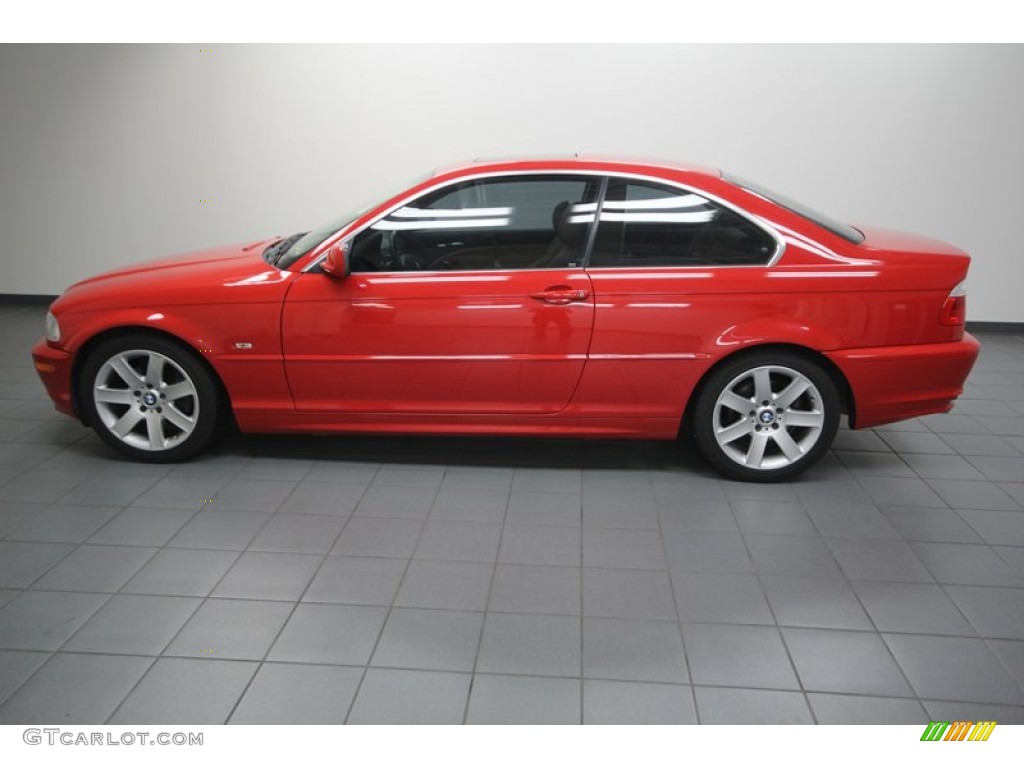Electric Red 2002 BMW 3 Series 325i Coupe Exterior Photo #75518357