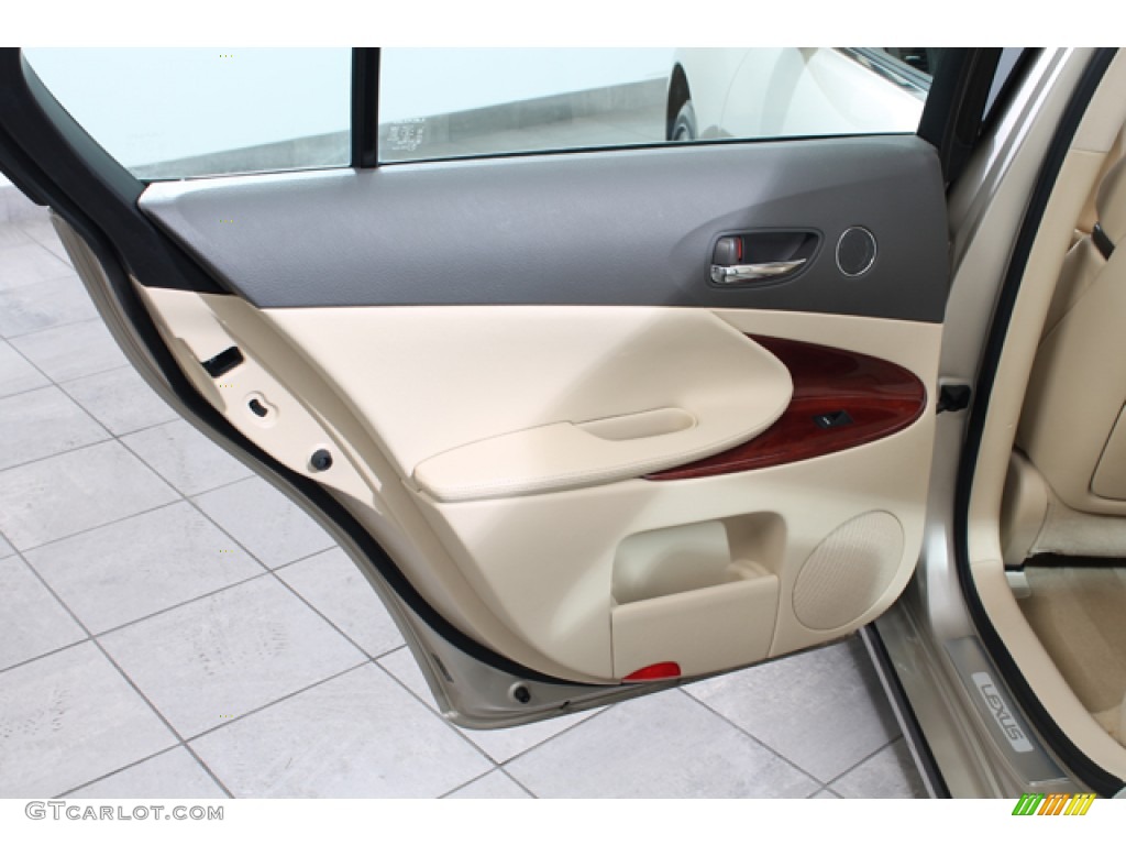 2010 Lexus GS 350 AWD Parchment Door Panel Photo #75518850