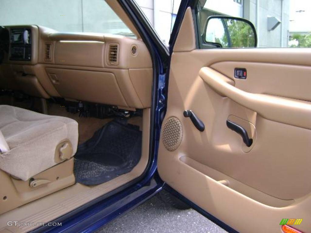 2000 Sierra 1500 SL Regular Cab - Indigo Blue Metallic / Oak photo #22
