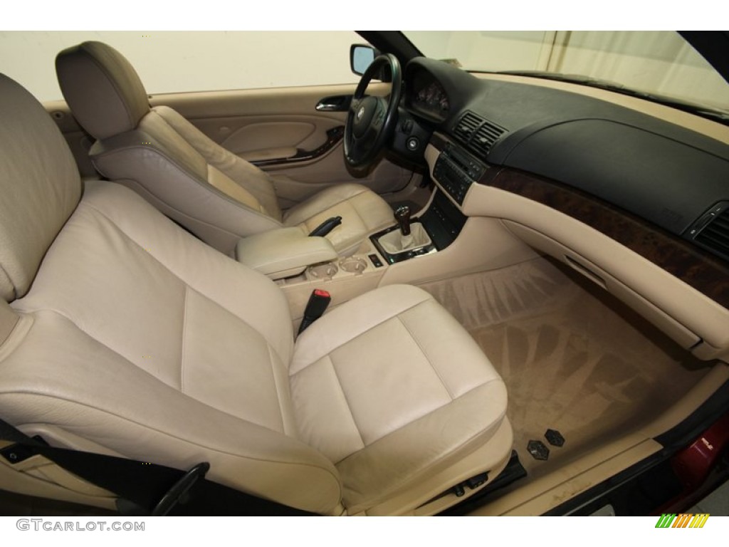 Beige Interior 2001 BMW 3 Series 325i Convertible Photo #75519368