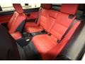 Coral Red/Black Rear Seat Photo for 2008 BMW 3 Series #75519485