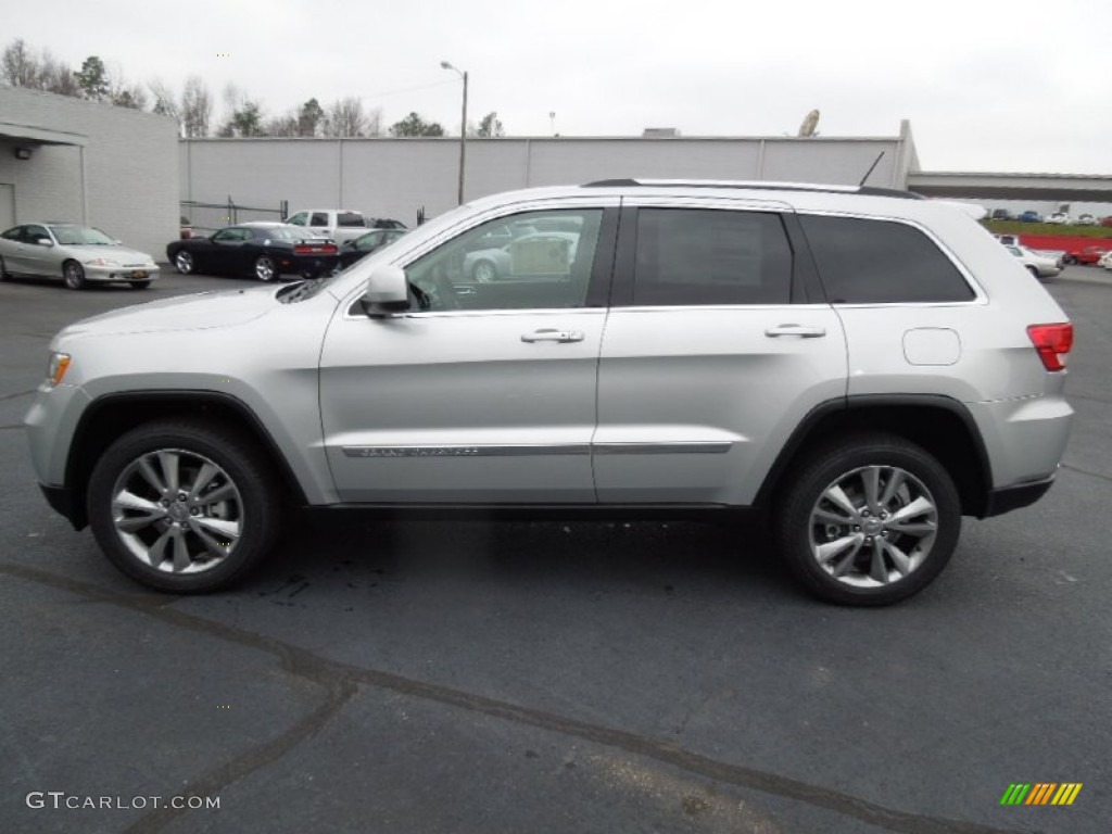 2013 Grand Cherokee Laredo - Bright Silver Metallic / Black photo #3