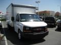 2004 White GMC Savana Cutaway 3500 Commercial Moving Truck  photo #1