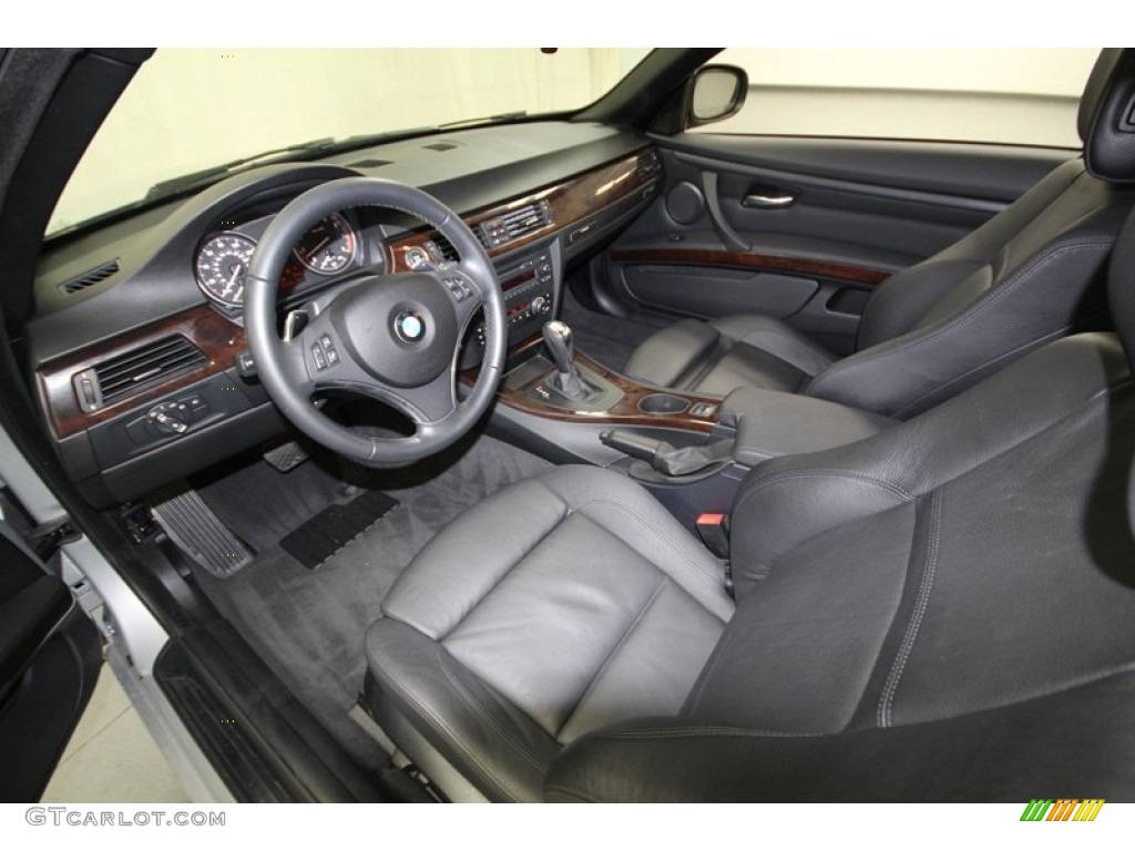 Black Interior 2011 BMW 3 Series 328i Convertible Photo #75520835