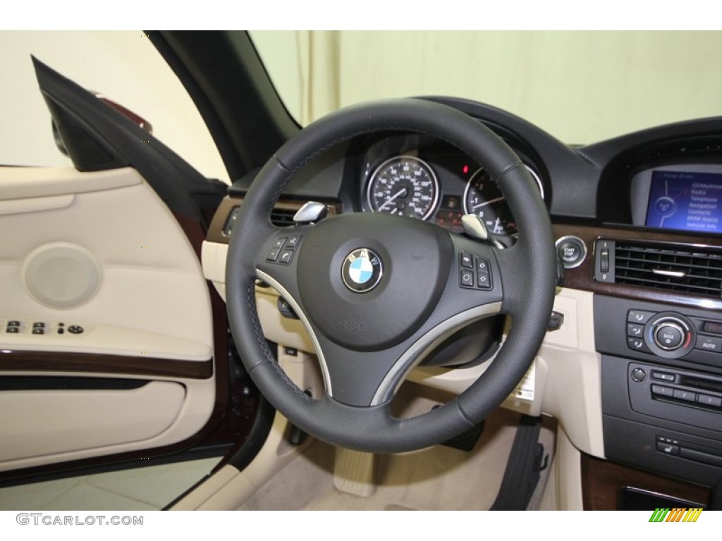 2009 3 Series 335i Convertible - Barbara Red Metallic / Cream Beige Dakota Leather photo #29