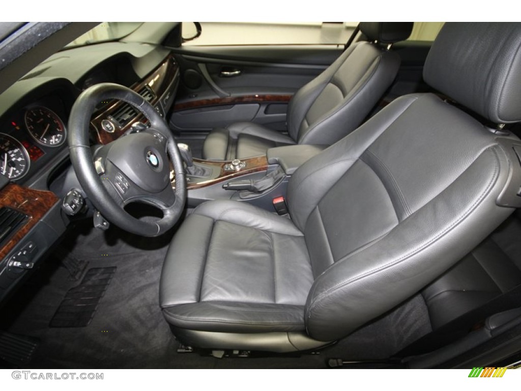 2009 3 Series 335i Coupe - Black Sapphire Metallic / Black photo #3