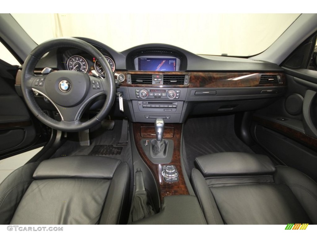 2009 3 Series 335i Coupe - Black Sapphire Metallic / Black photo #4