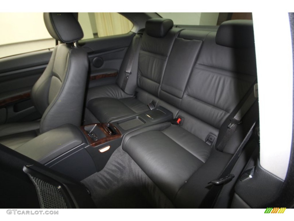 2009 3 Series 335i Coupe - Black Sapphire Metallic / Black photo #13