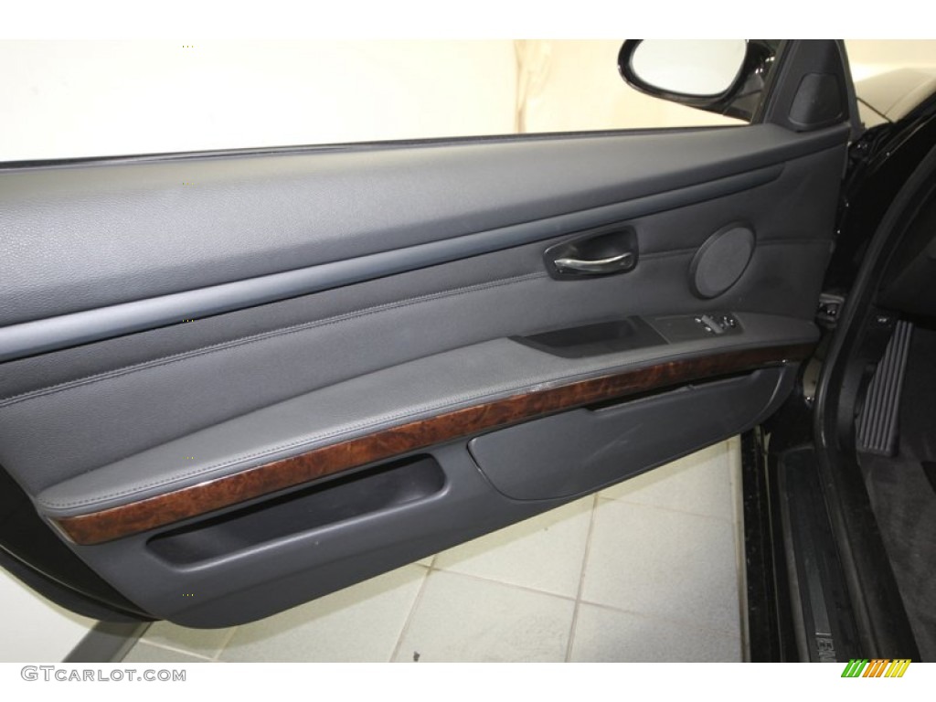2009 3 Series 335i Coupe - Black Sapphire Metallic / Black photo #14