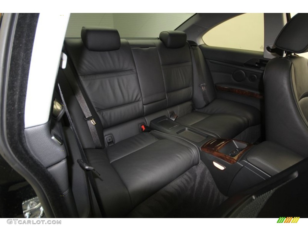 2009 3 Series 335i Coupe - Black Sapphire Metallic / Black photo #32