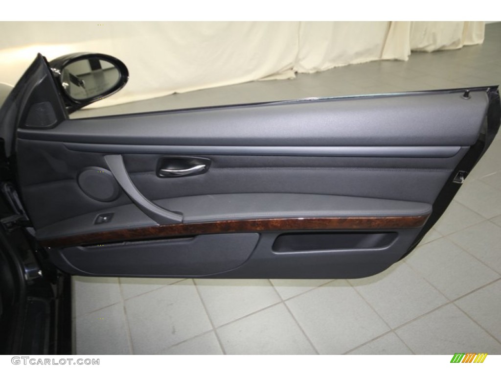 2009 3 Series 335i Coupe - Black Sapphire Metallic / Black photo #35