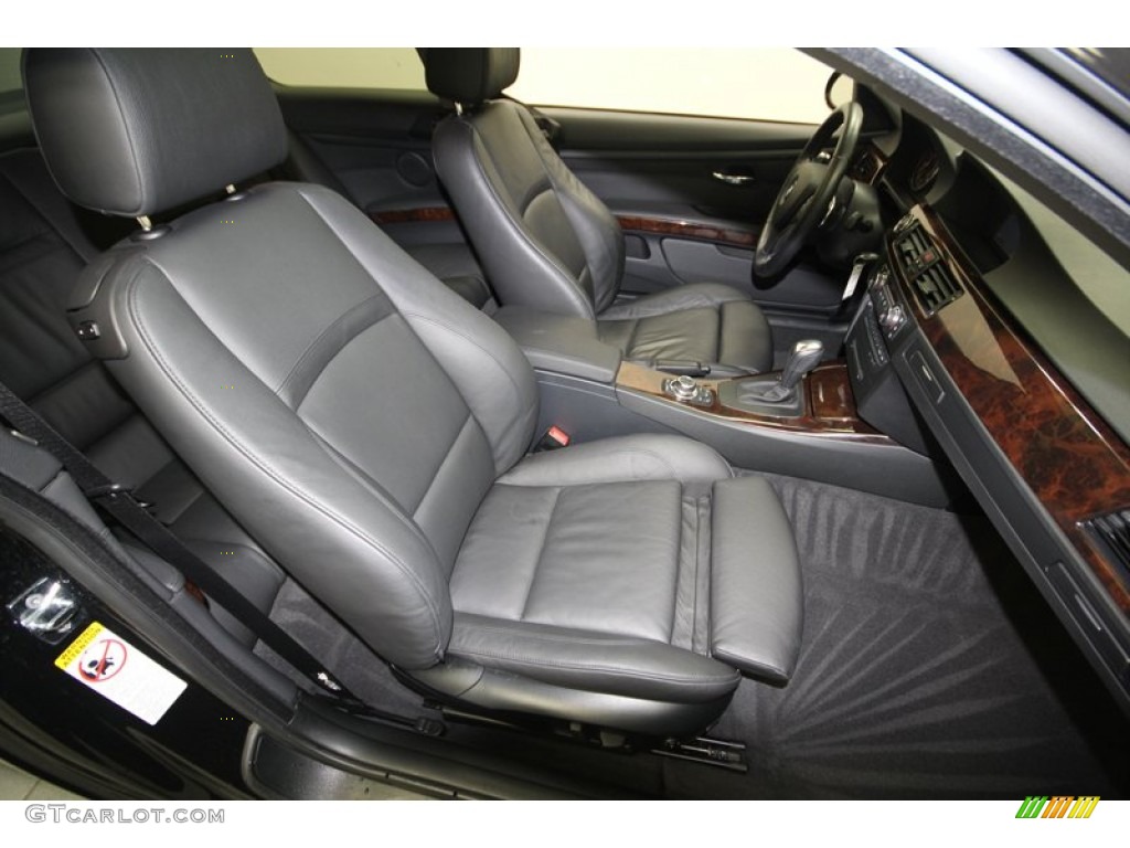 2009 3 Series 335i Coupe - Black Sapphire Metallic / Black photo #36