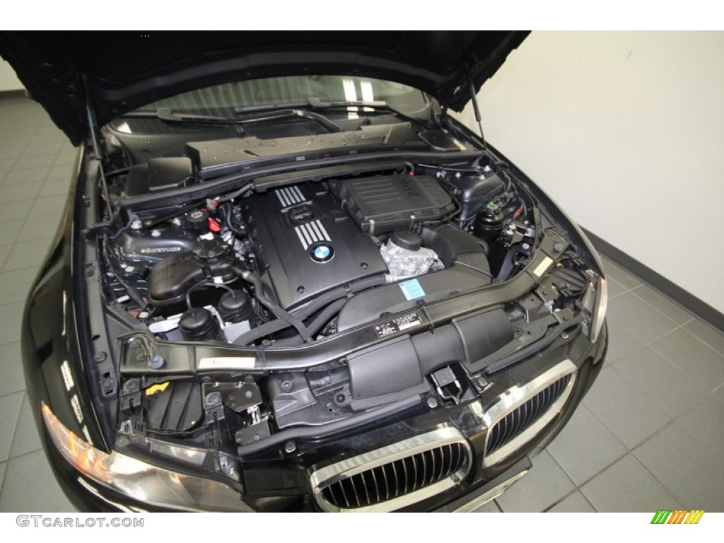 2009 3 Series 335i Coupe - Black Sapphire Metallic / Black photo #37