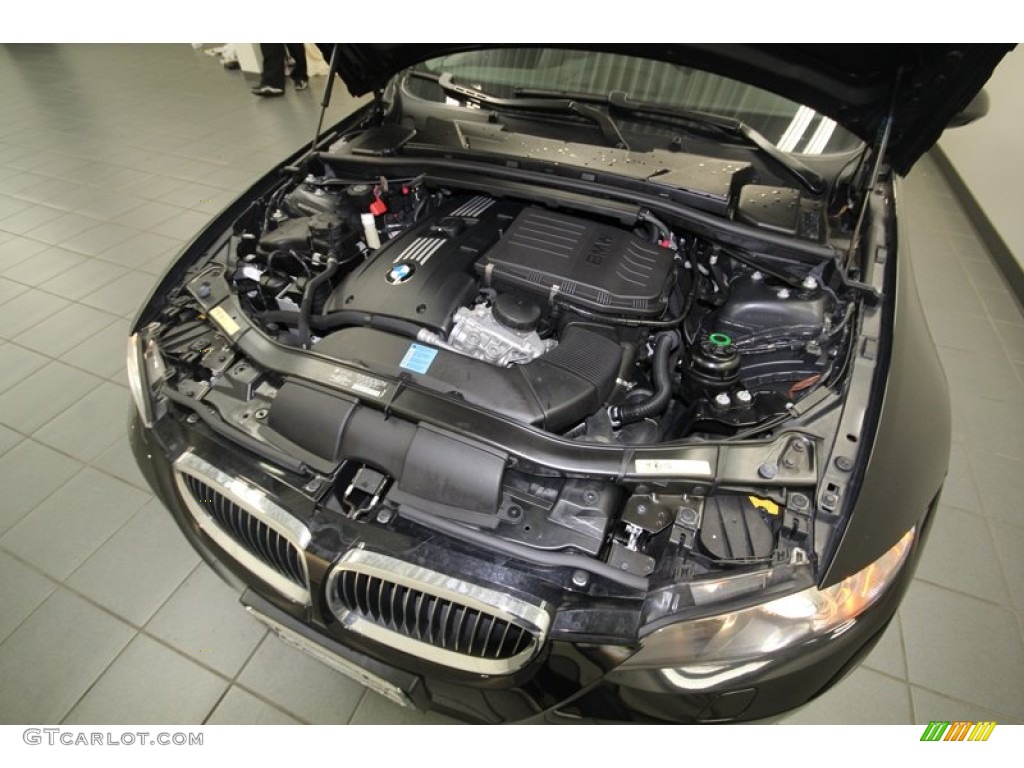 2009 3 Series 335i Coupe - Black Sapphire Metallic / Black photo #38