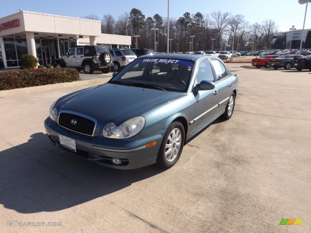 2005 Sonata GLS V6 - Celadon Green / Beige photo #1