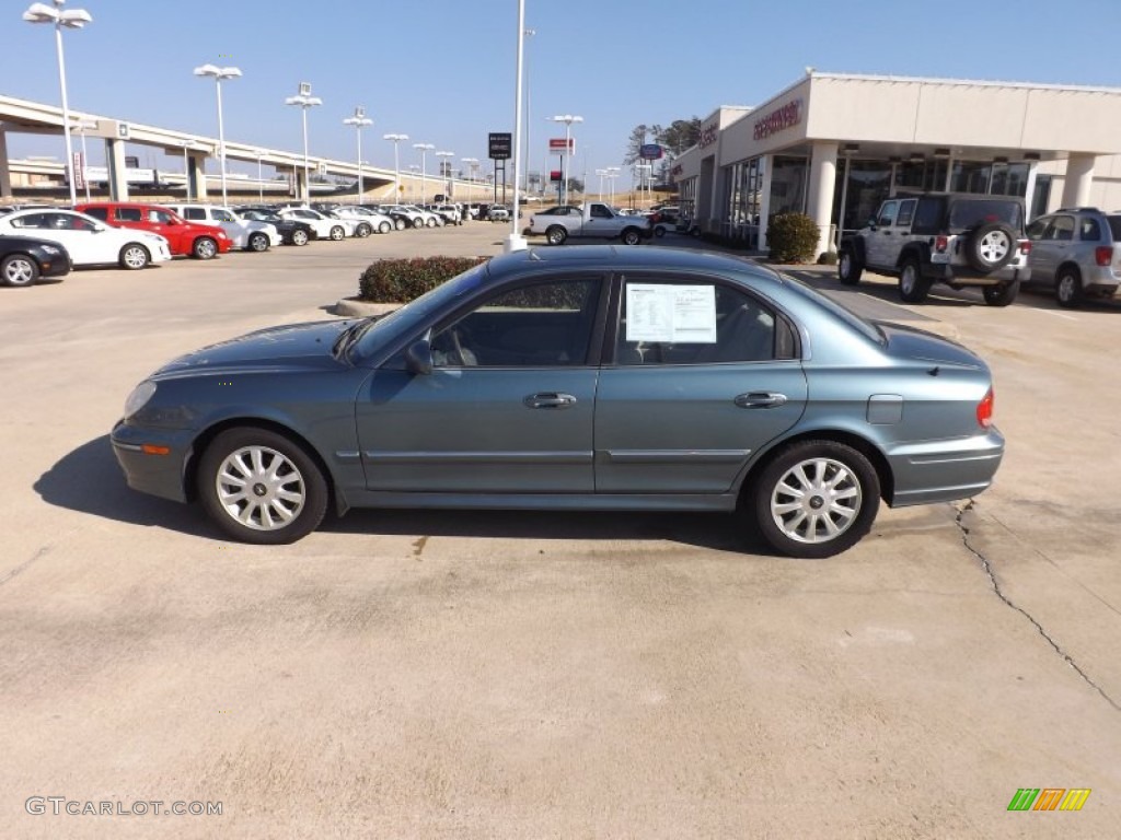 2005 Sonata GLS V6 - Celadon Green / Beige photo #2