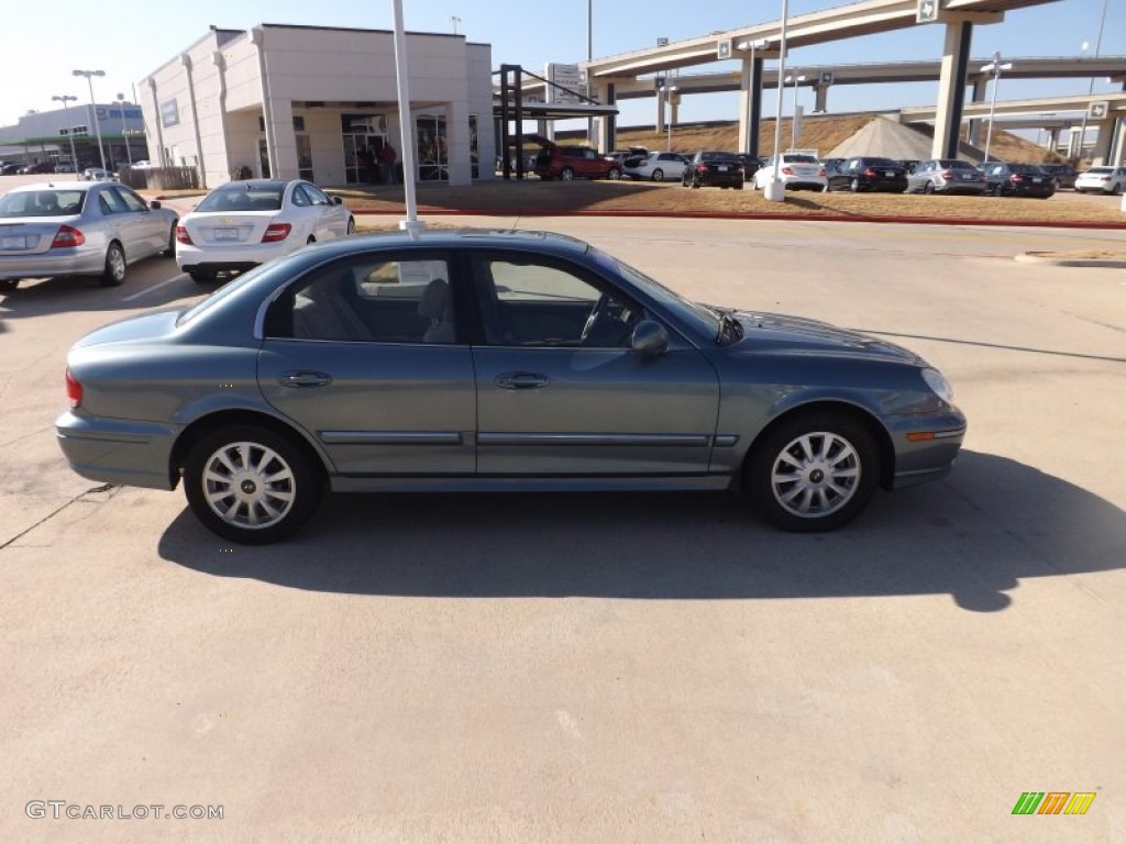 2005 Sonata GLS V6 - Celadon Green / Beige photo #6