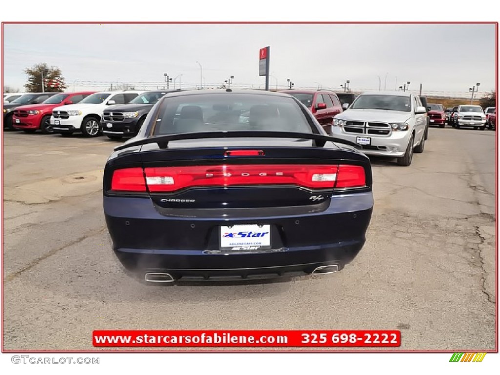 2013 Charger R/T - Jazz Blue / Black photo #7