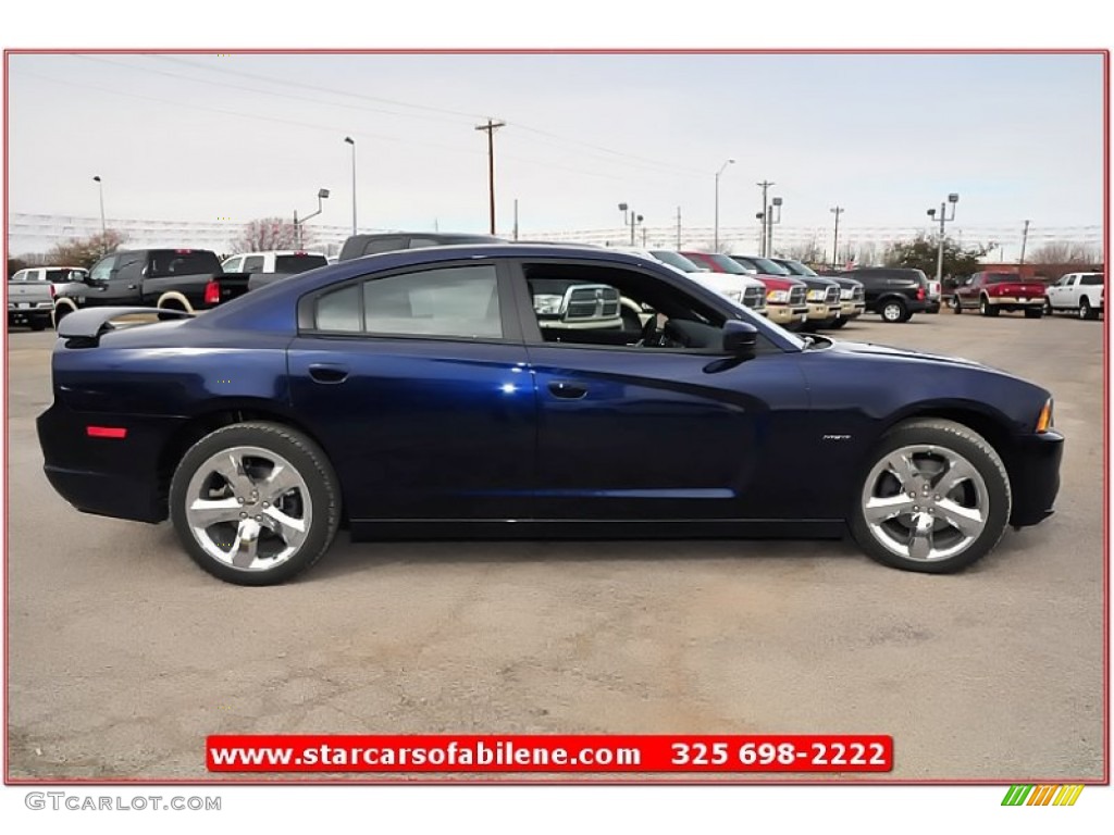 2013 Charger R/T - Jazz Blue / Black photo #9