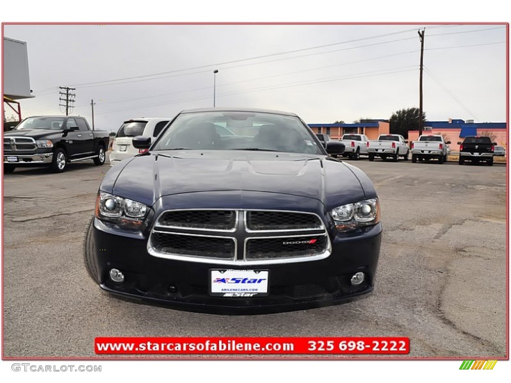 2013 Charger R/T - Jazz Blue / Black photo #11