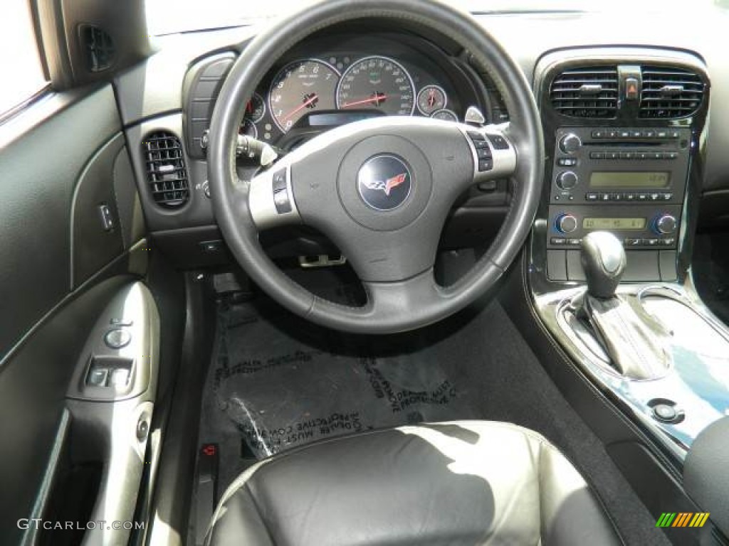 2011 Chevrolet Corvette Coupe Ebony Black Dashboard Photo #75523205