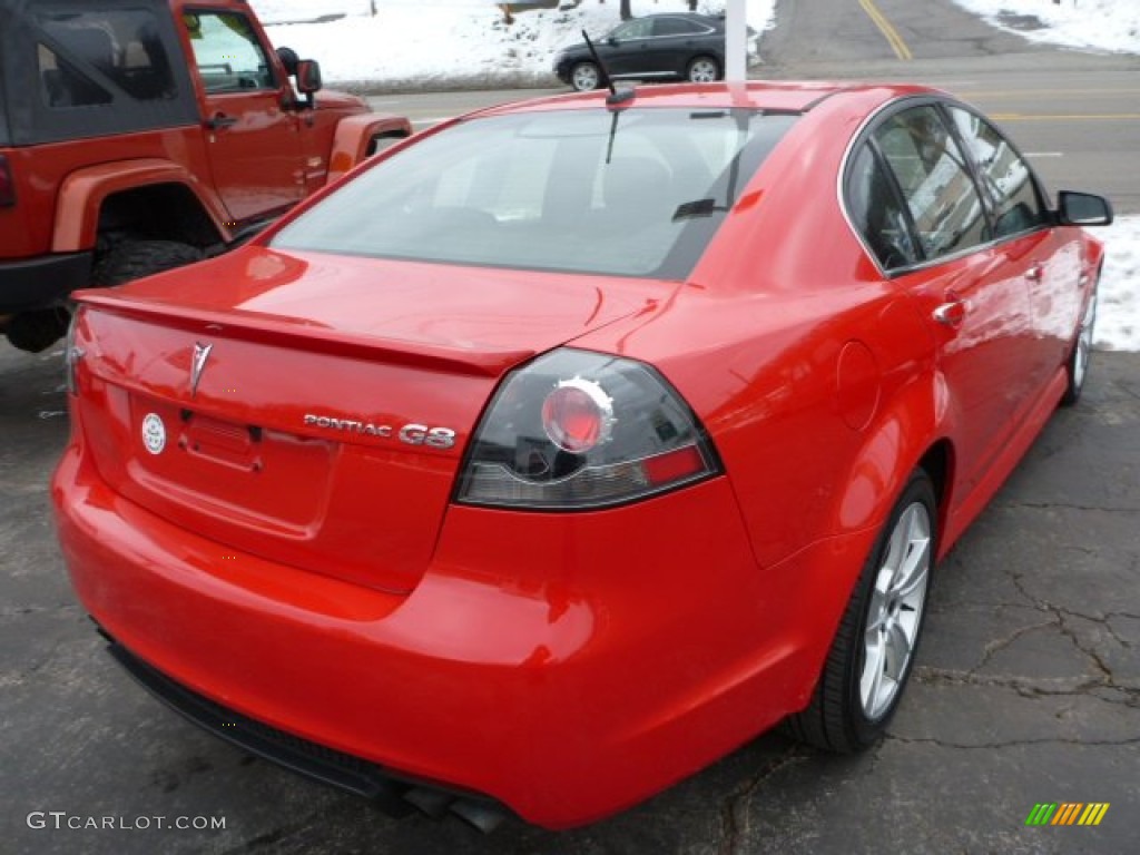2008 G8 GT - Liquid Red / Onyx/Red photo #5