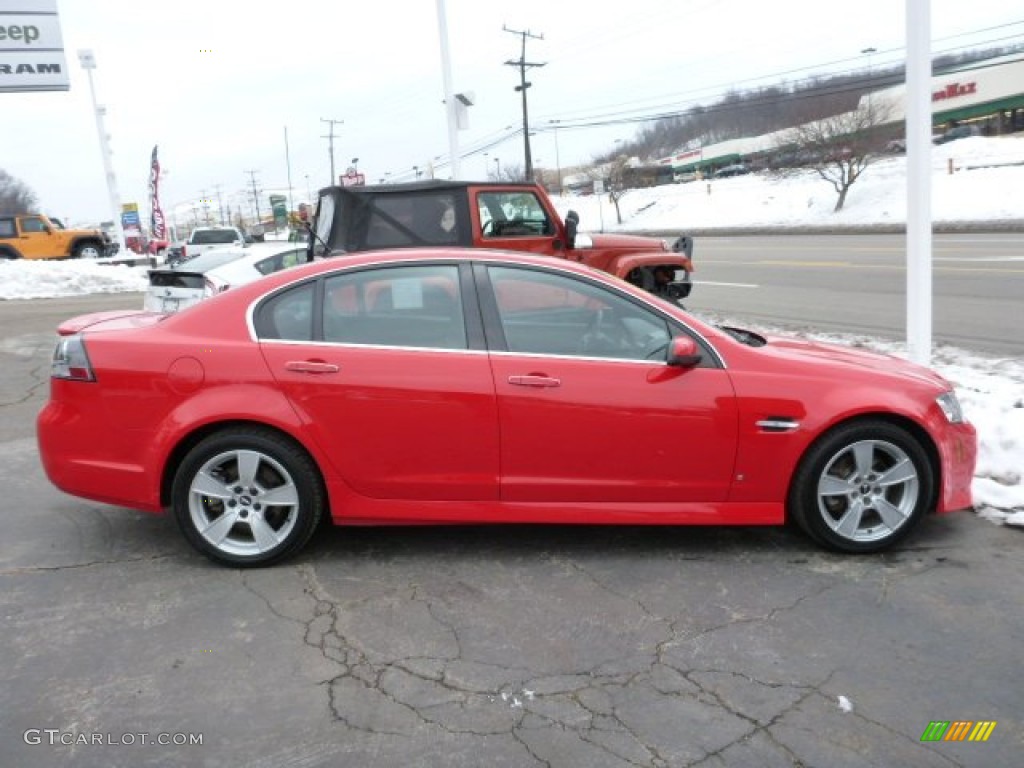 2008 G8 GT - Liquid Red / Onyx/Red photo #6