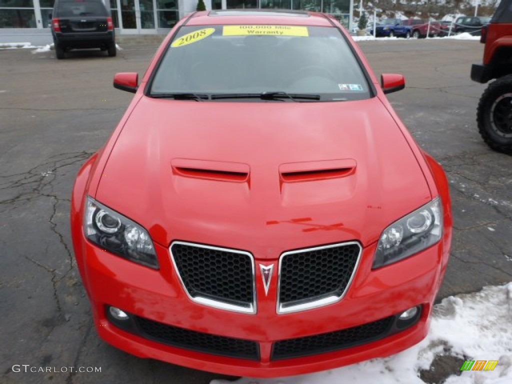 2008 G8 GT - Liquid Red / Onyx/Red photo #8