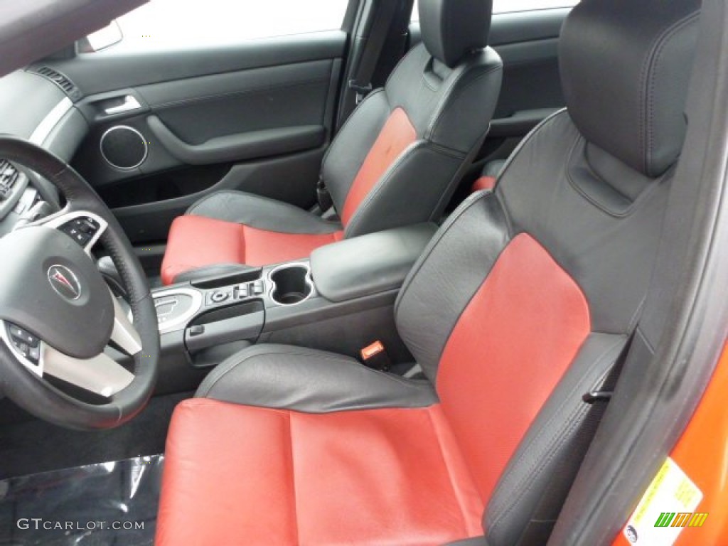 Onyx/Red Interior 2008 Pontiac G8 GT Photo #75523484