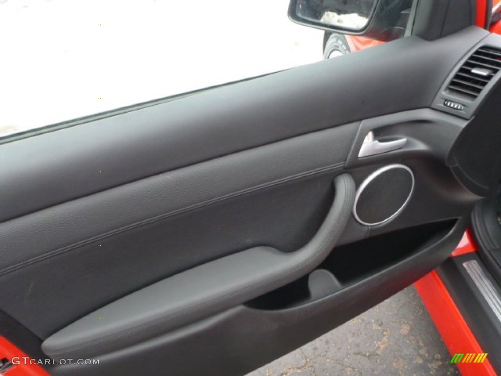2008 Pontiac G8 GT Onyx/Red Door Panel Photo #75523496