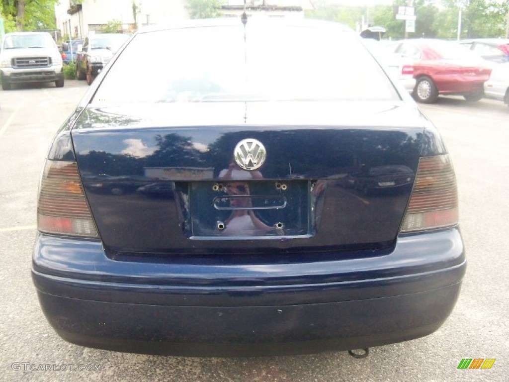 2002 Jetta GLS 1.8T Sedan - Blue Lagoon Metallic / Black photo #6