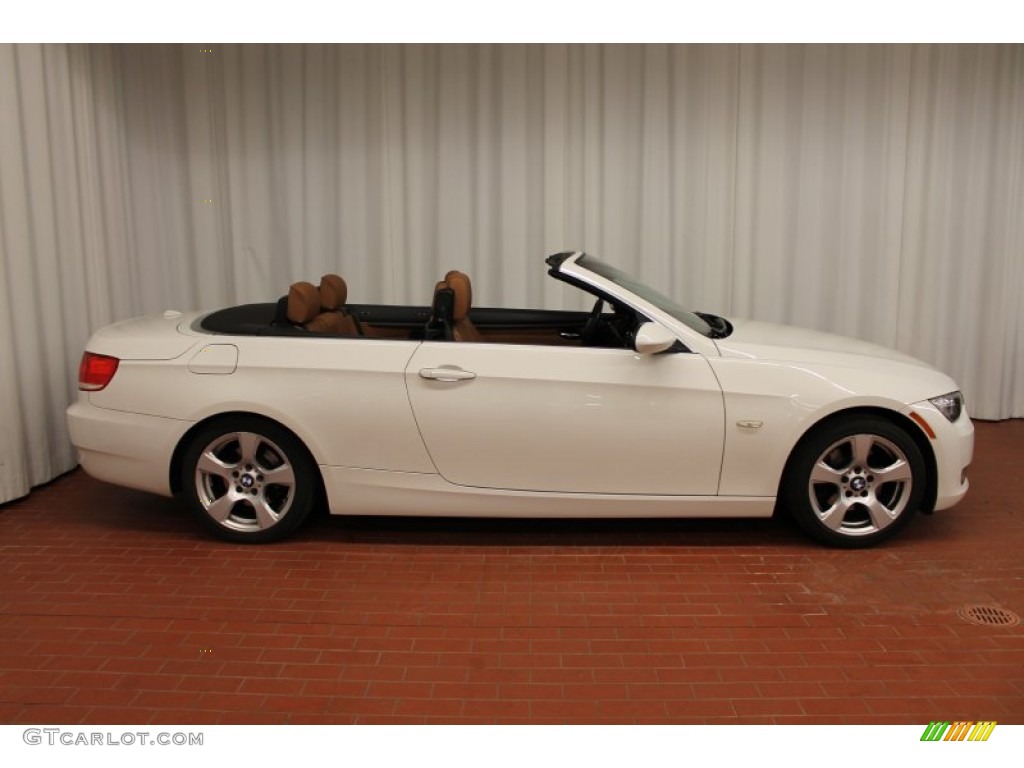 2009 3 Series 328i Convertible - Alpine White / Saddle Brown Dakota Leather photo #4
