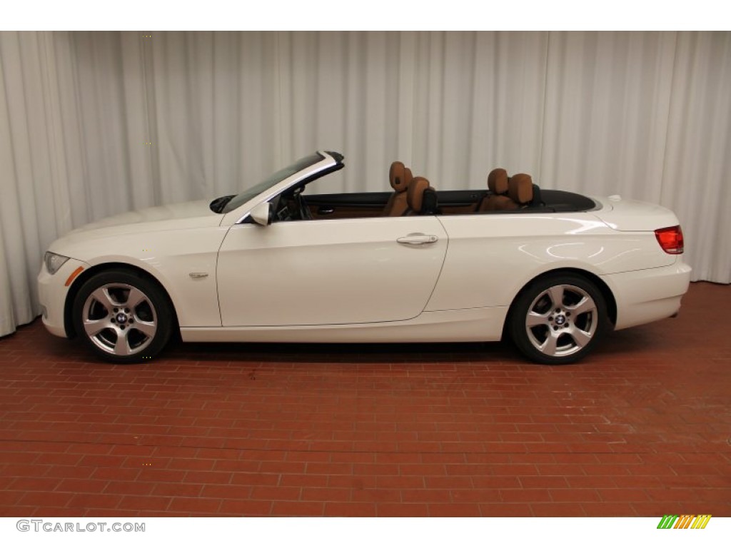 2009 3 Series 328i Convertible - Alpine White / Saddle Brown Dakota Leather photo #5