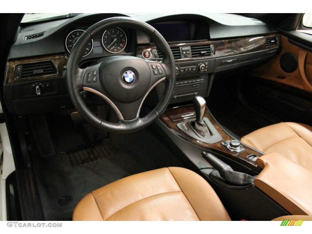 2009 3 Series 328i Convertible - Alpine White / Saddle Brown Dakota Leather photo #8