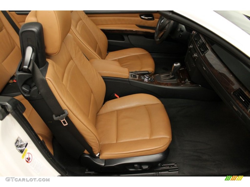 2009 3 Series 328i Convertible - Alpine White / Saddle Brown Dakota Leather photo #10