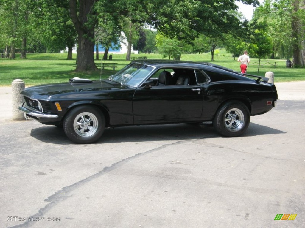 1970 Mustang Fastback - Raven Black / Black Deluxe photo #2