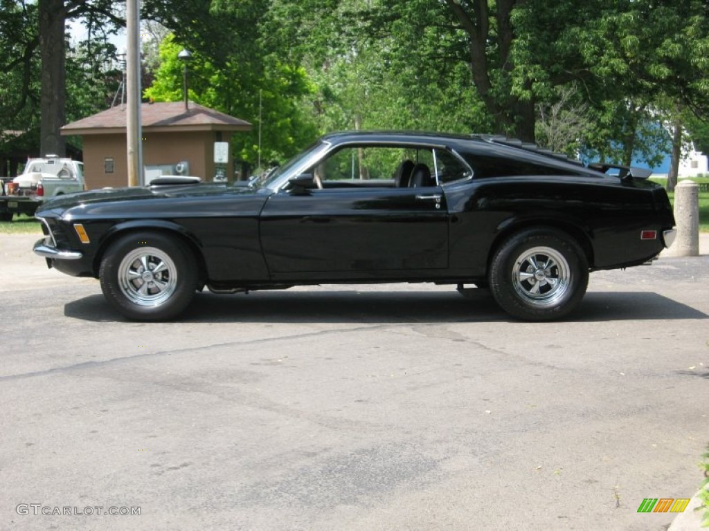 1970 Mustang Fastback - Raven Black / Black Deluxe photo #3