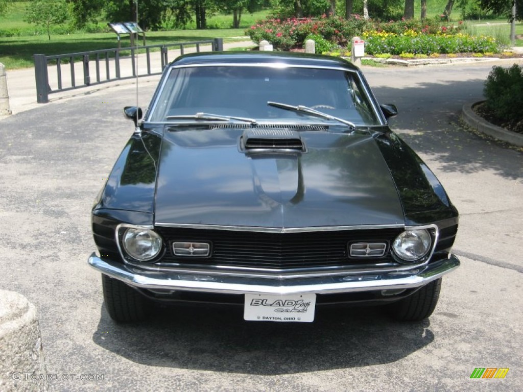 1970 Mustang Fastback - Raven Black / Black Deluxe photo #5