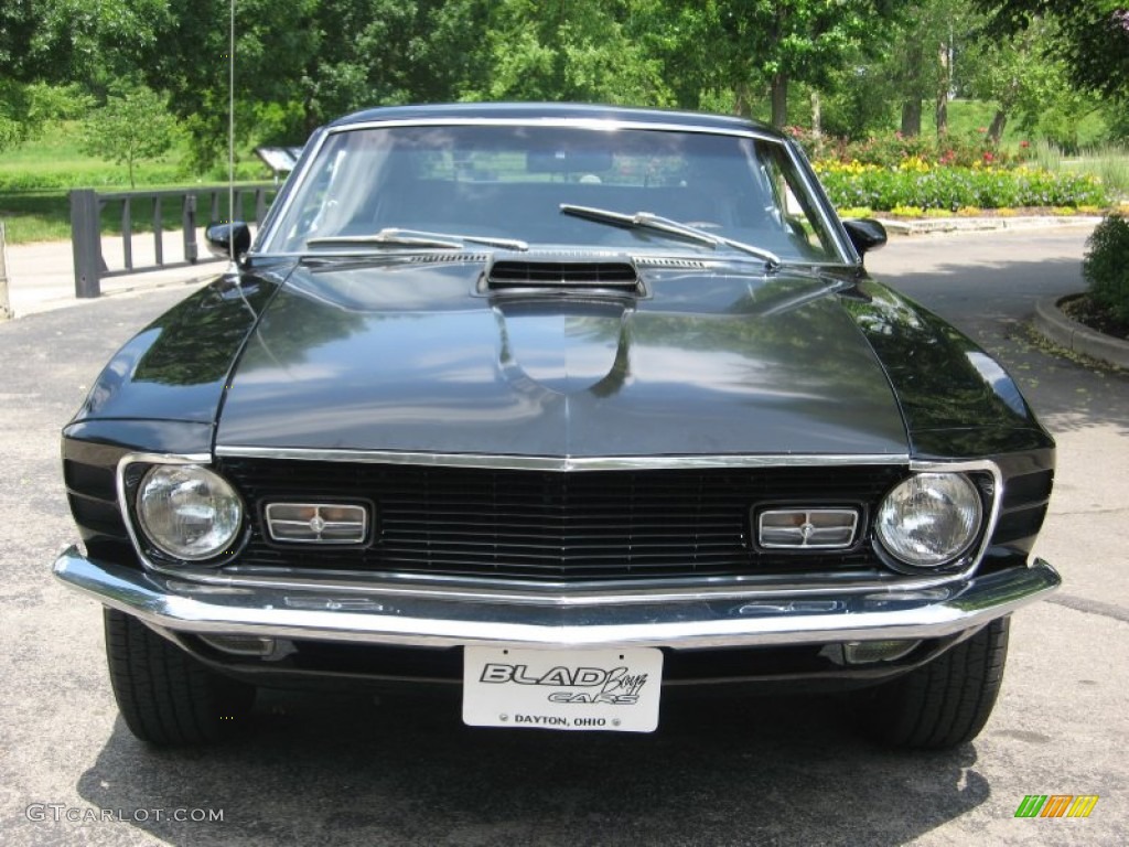 1970 Mustang Fastback - Raven Black / Black Deluxe photo #6